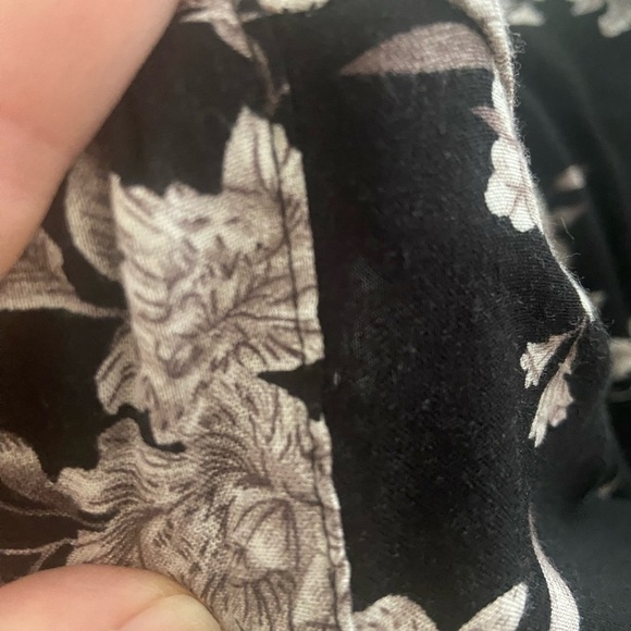 Spiritual Gangster Black Maya Floral Tie Kimono Cardigan One Size Pocket - Picture 6 of 7